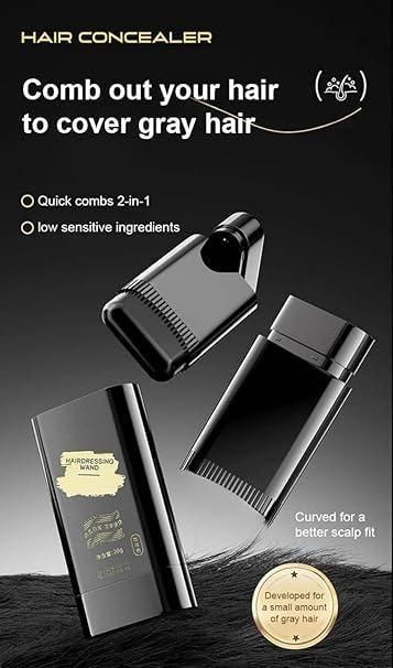 Covering White Hair is Simple and Convenient 20gm - Black